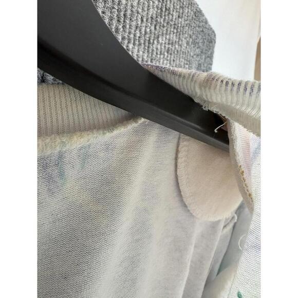 Vtg TieDye Leopard Puff Paint Shoulder Pads, Women's XXL TShirt, Made in USA - Picture 6 of 9